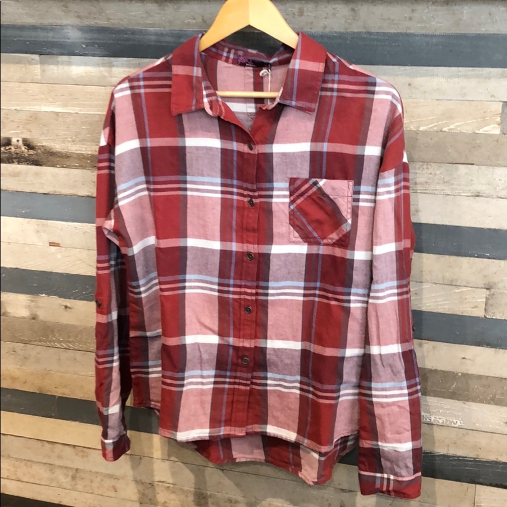 Prana Percy Flannel Top - NWT!